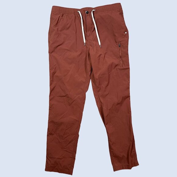 Vuori Ripstop Men's Technical Climber Pants Burnt Orange Red Size X-Large - Picture 2 of 4
